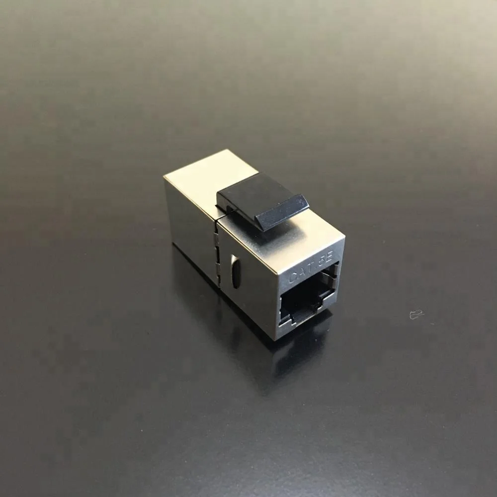 Female to Female RJ45 Cat5e Shielded Inline Coupler for cable extended