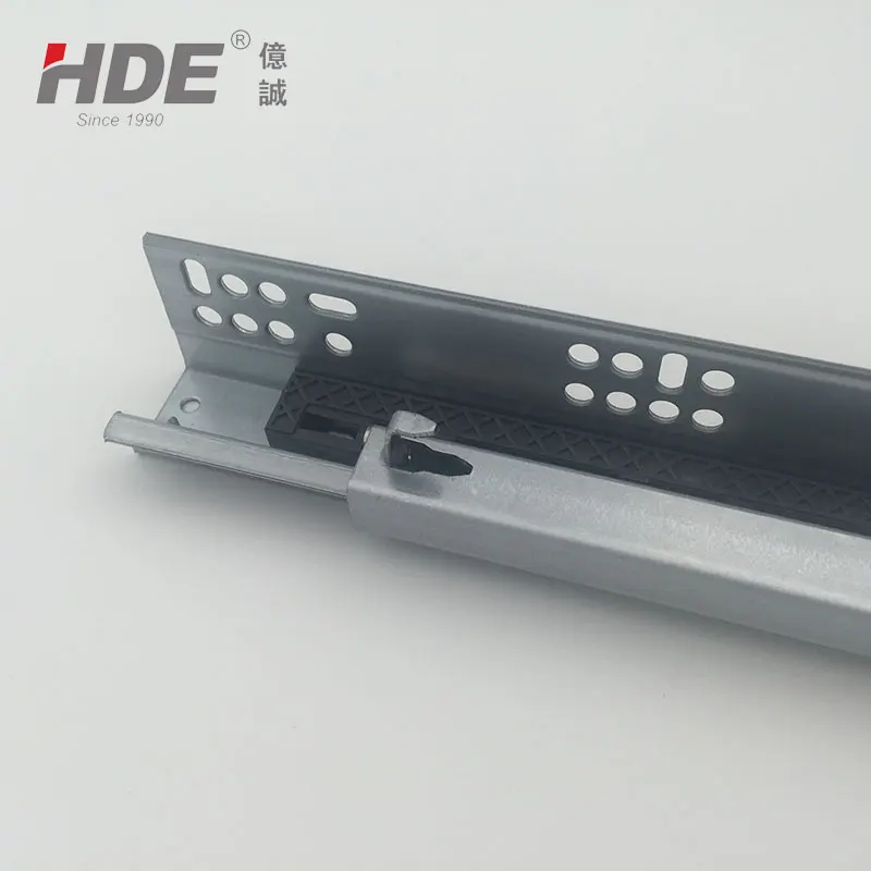 Durable hidden cold-rolled steel drawer slide guide rails concealed partial extension slide