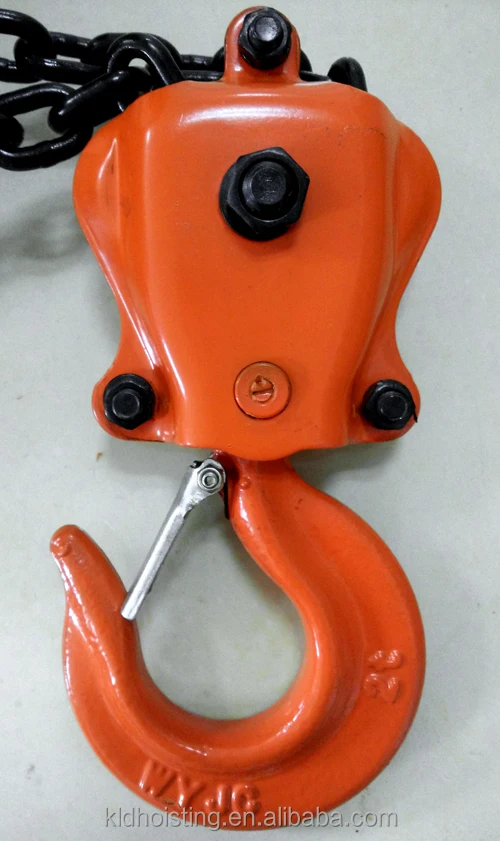 Construction or Marine Used Kyoto Vital Harga Manual Hand Chain Block 1 1.5 2 5 10 3 ton Chain Pulley Block