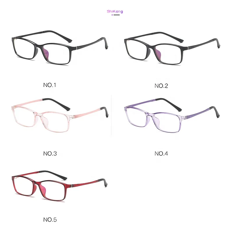2019 Stock Classic TR90 OEM Logo Clear Lenses Women Wholesale Men Eyewear Optical Glasses Spectacle Eyeglasses Frames 8153C