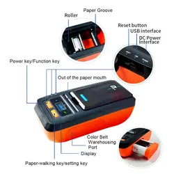 PUTY 66DC Handheld thermal transfer label printer Multi-Function clothing label printer