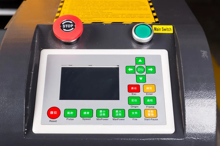 
cover can be opened CO2 laser type 12mm acrylic wood rubber MDF laser cutting machine 1080 