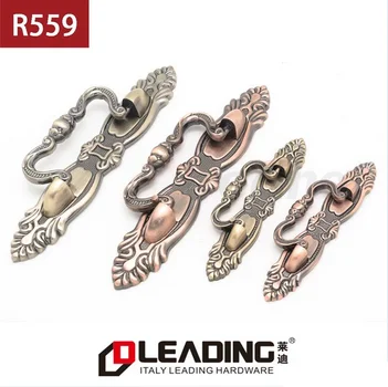 
Chinese vintage style high quality cabinet handles Antique bronze door handles 