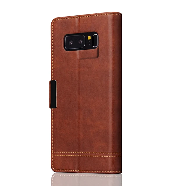 Flip stand Pu leather stand Mobile Phone case for Sansung note 8