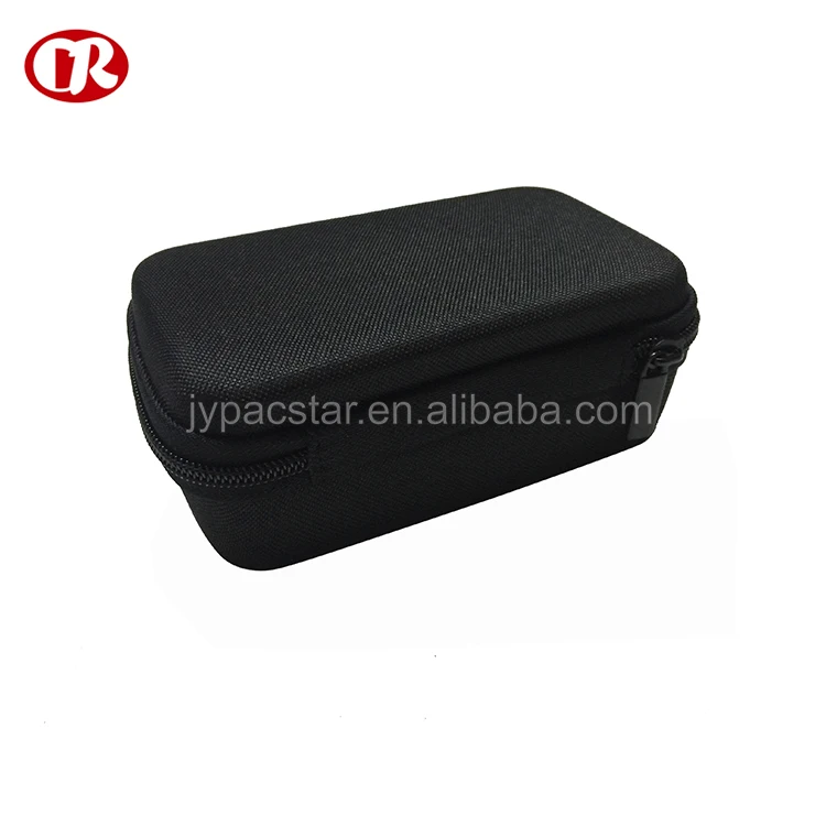 Black color large capacity design eyeglass case with custom logo