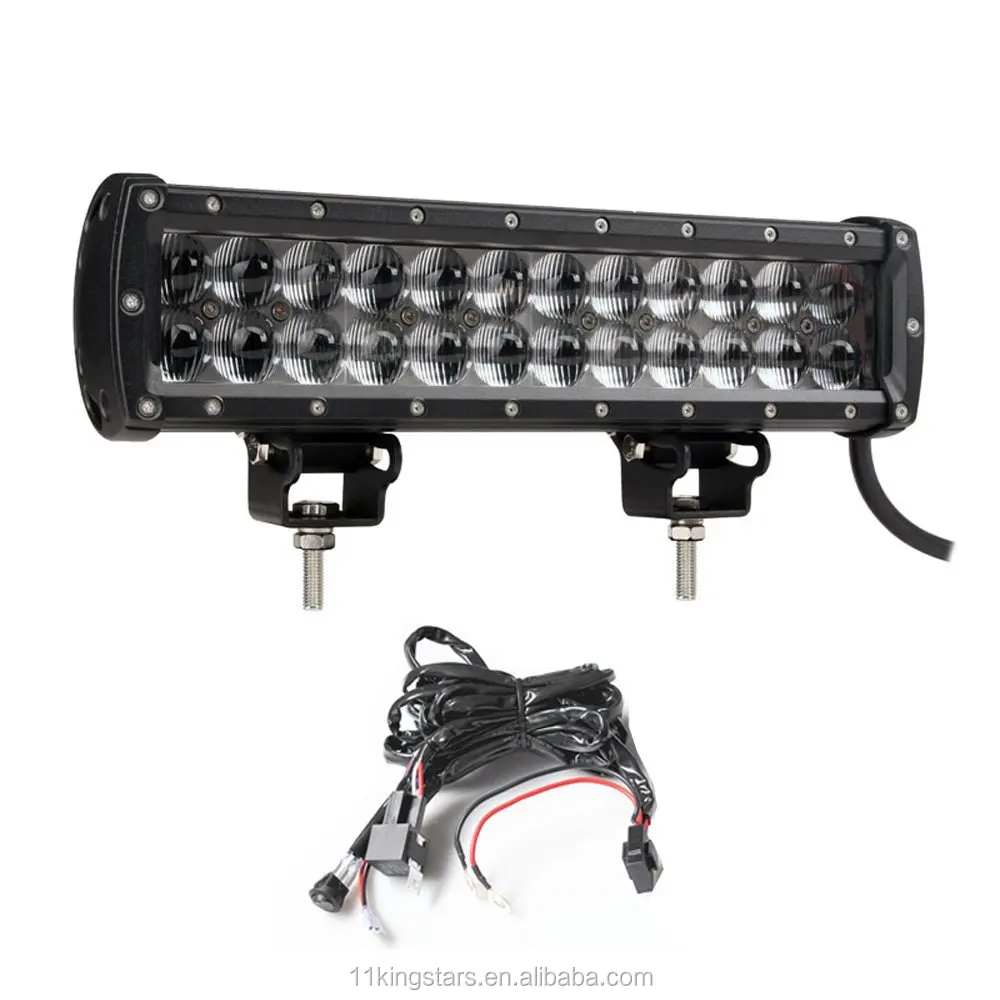 Kingstars 4D ETI LED 72W Led Light Bar 6480lm Dc 12v 24v 6000k Spot Beam Waterproof Led Bar for Jeep hanma led light bar