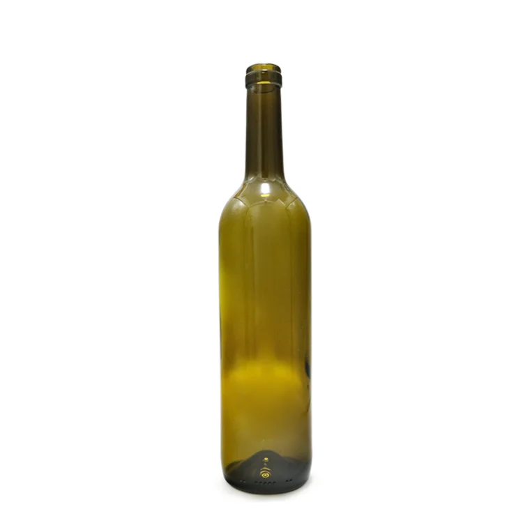 Bottle glass for wine 750ml empty glass bottle with cork CY-502