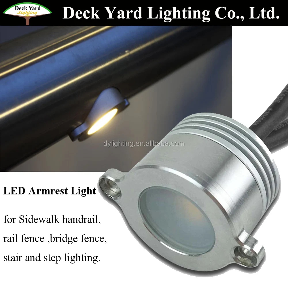 Railing LED Light 12V LED Armrest Lights for Railing LED Armrest Light for Railing Handrail system with LED Handrail lighting