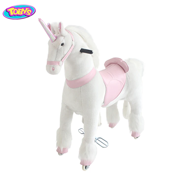 Well Priced adult pony ride on toys walking toy unicorn
