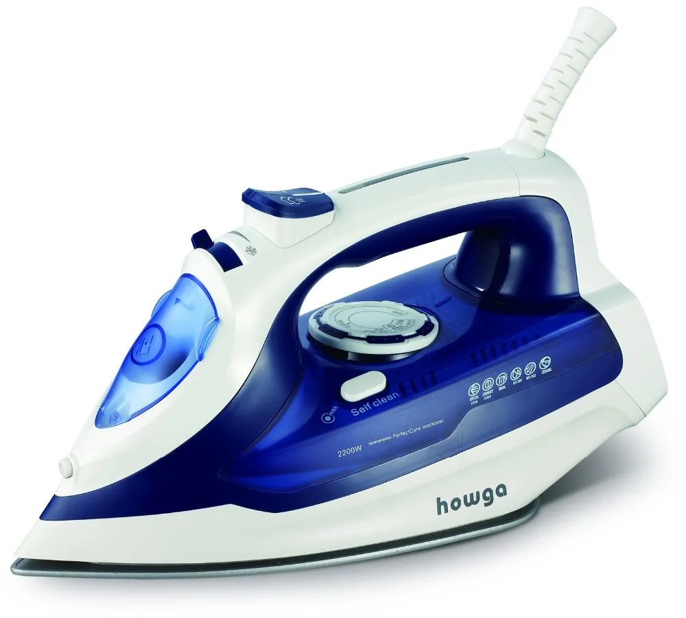 Anti-calc ceramic soleplate portable rechargeable travel handy dry iron steam press station iron For hotel