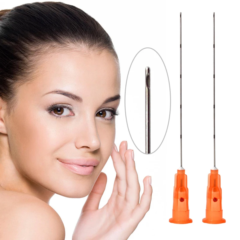 
Sterile packaging micro blunt tip cannula for dermal filler 