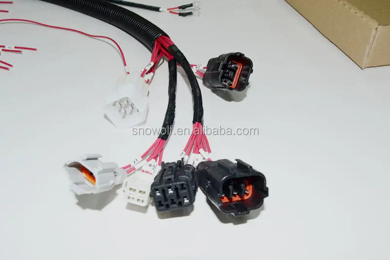 32 pin ECU connector 32 way engine connector cable loom wiring assembly wiring looms