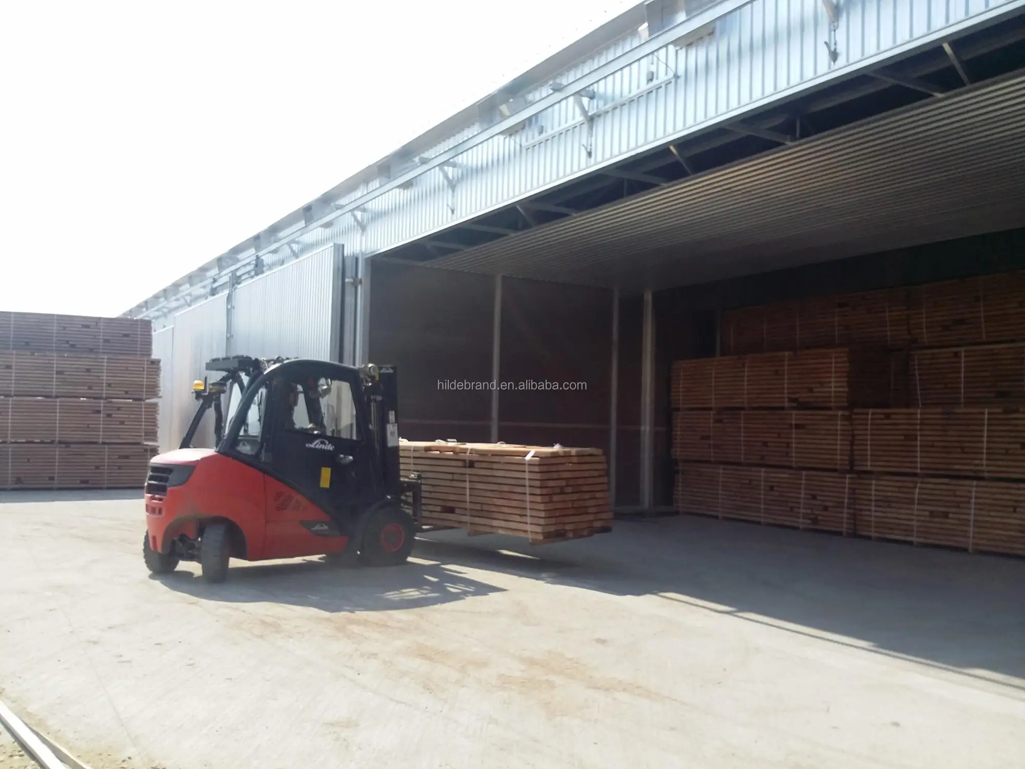 German control system fast drying wood drying kiln, timber dryer