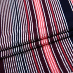 Хорошая цена Цвет Полосатый 95 район 5 спандекс 1x1 ребра вязать пряжа окрашенная ткань для платья