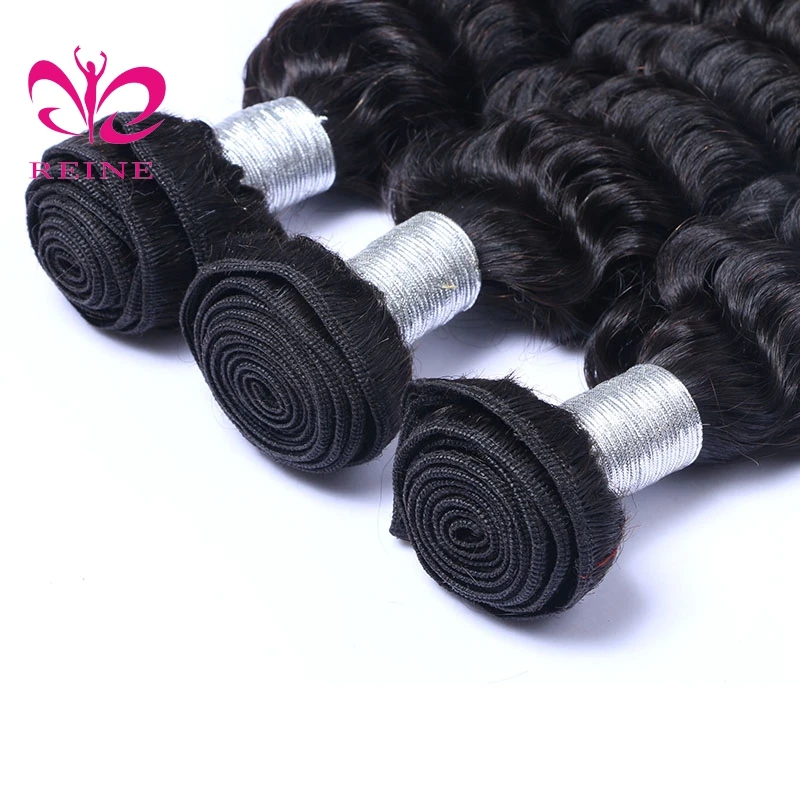 REINE human hair weave vendors wholesale brazilian wet and wavy hair deep wave brazilian hair with wholesale price