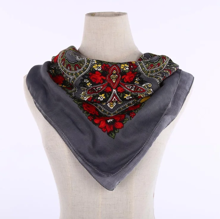 Hot sale NEW STYLE square Russian Arab style Scarf For Female  hijab shawl 0319004