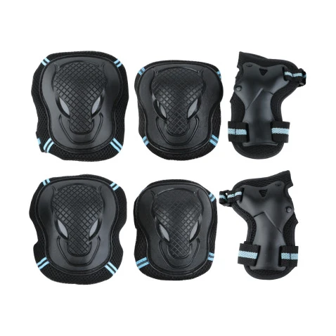 6Pcs Sports Safety Tactical Protective Knee Pad Elbow Support Airsoft Skate Scooter Kneepads