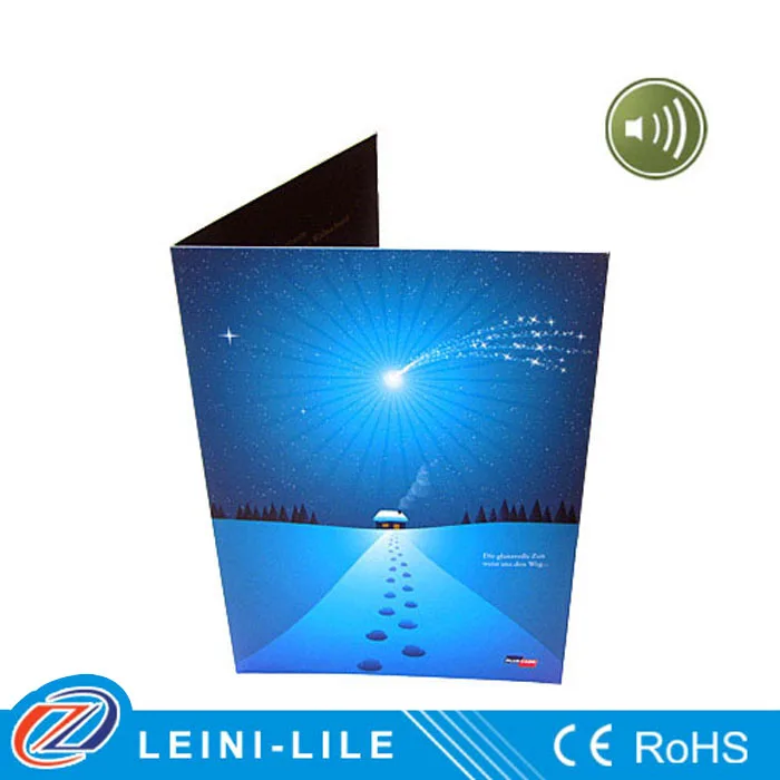 Christmas greeting card/Music christmas card