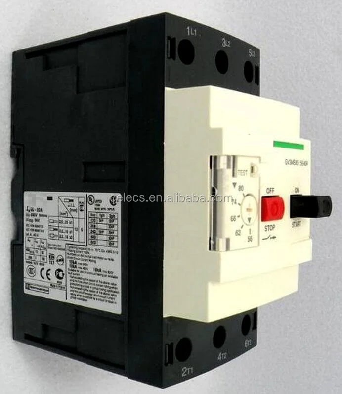 Motor Protection Circuit Breakers GV2/GV3 MPCB with different current amp