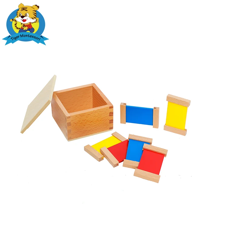 Wooden educational toy Montessori Materials AMI standard Color Tablets(1st Box) for nursery