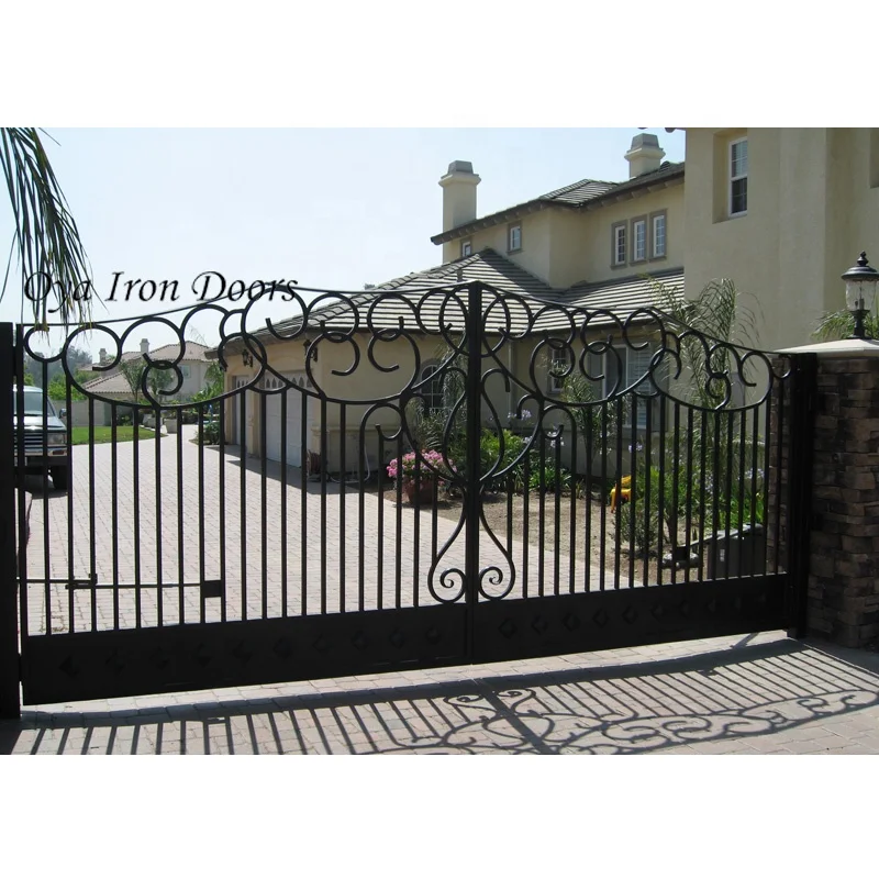 Main Gate Designs Security Steel Door Entry Exterior Metal Doors/ Doors For Houses Exterior