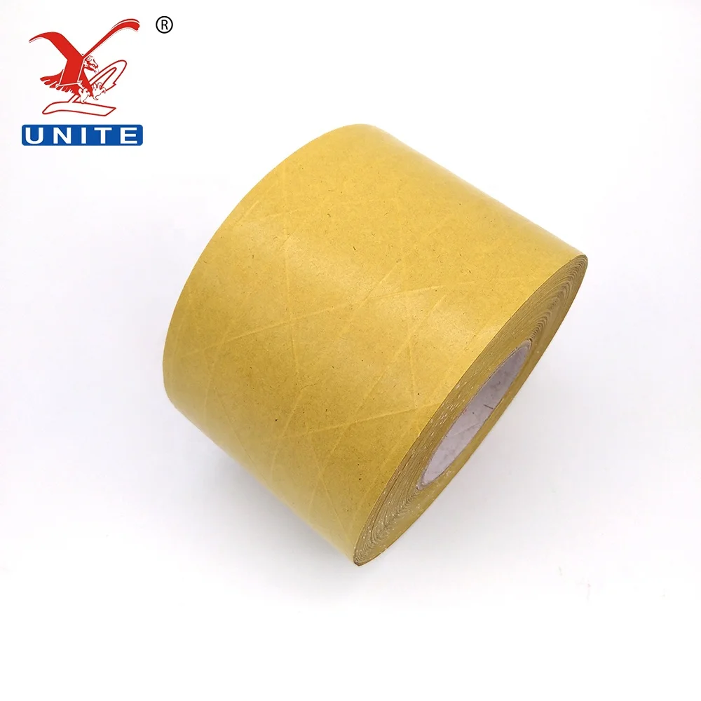 
free samples water activated wet water custom printed reinforced kraft paper gummed tape 