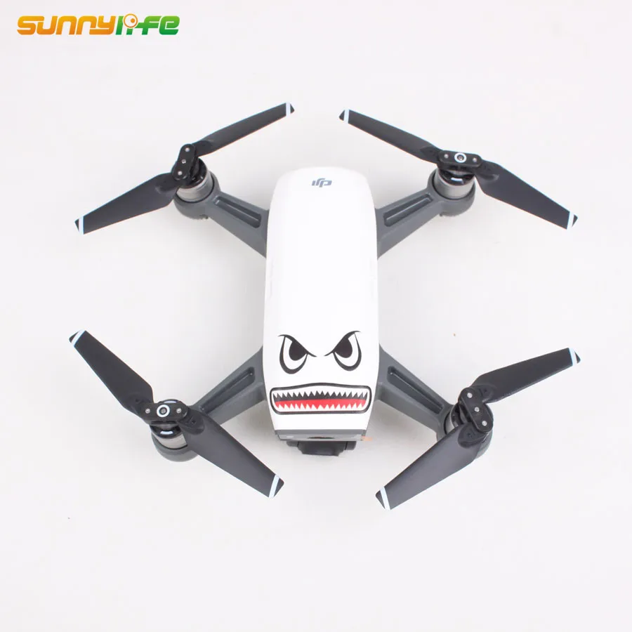 3M Film Shark Facial Expression Stickers Smartphone Decals For MAVIC MINI PRO Spark MAVIC AIR 2