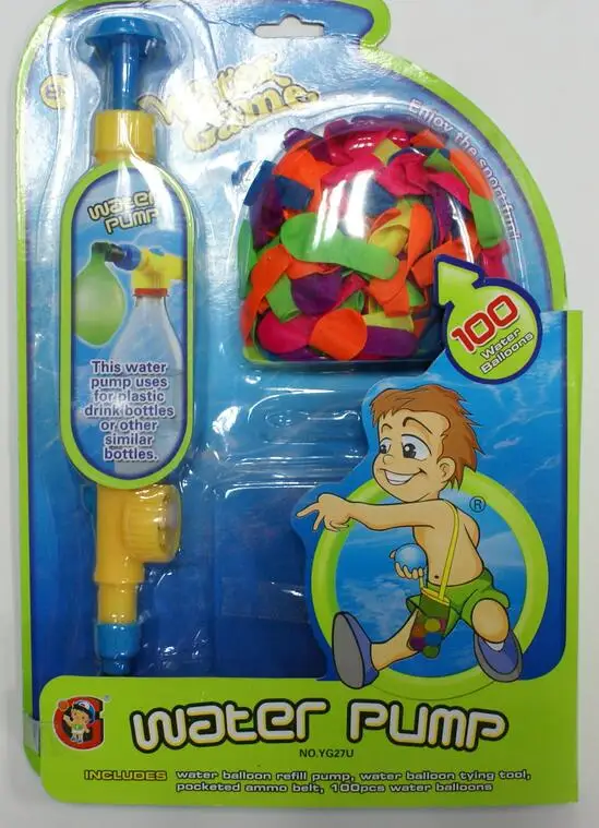 new colorful kids toys plastic water bomb balloon launcher bunch balloon