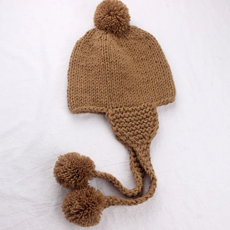 S51481A    New Lovely  Baby Hat Winter Knitted Cap For child kids Hat