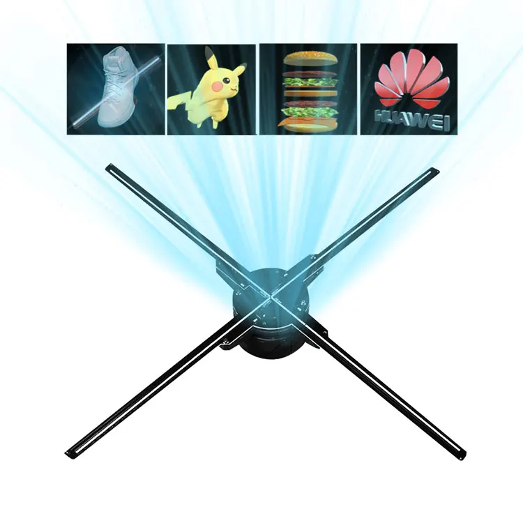 3d 360 holographic display machine large led hologram advertising fan device