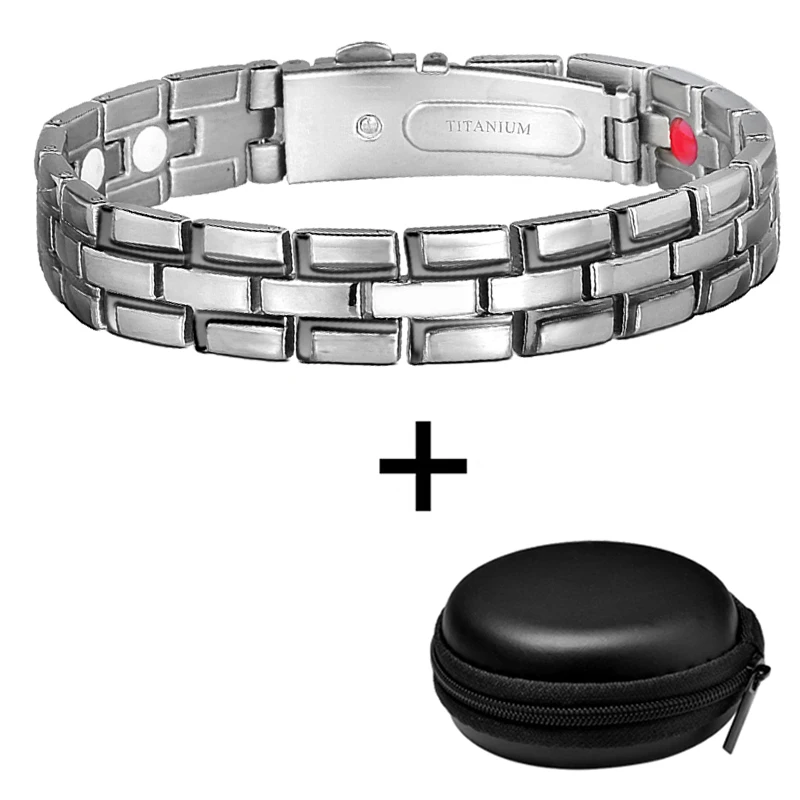 4 in 1 Titanium Bio Magnetic Power Germanium Therapy Energy Health Bracelet
