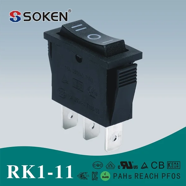 Rk1-11 RoHS вкл выкл 3 контакт. перекидной переключатель с ul 16a 250 В AC