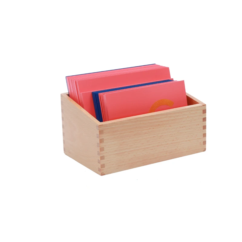 Kids Language Set Montessori Material Early Childhood Educational alphabet letter Toy Lower and Capital Case Sandpaper  letters