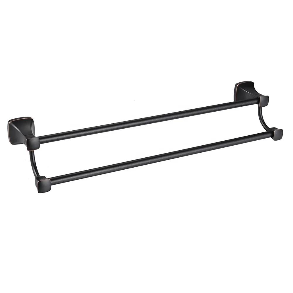 Black Oil rubber Bronze  Metal 6 Pieces Bathroom Accessories Set Stainless Steel Zinc Bathroom Hardware Accessory Set Towel Rack