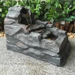 garden water decoration resin fountain river finish