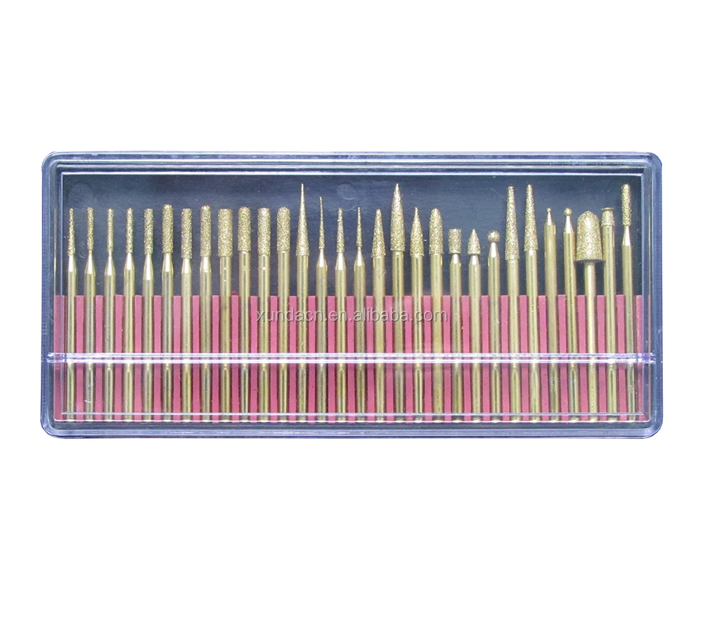 30pcs a Set Diamond Mounted Point for Industrial Use Diamond grinding head