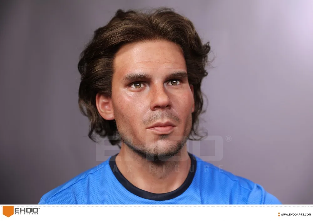 Spanish Professional Tennis Player Life Size Wax Figure For Sale