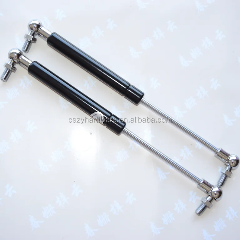 Auto Gas Spring 15Kg / 33 lb Force 210mm Long Stroke Hood Lift Support 510mm