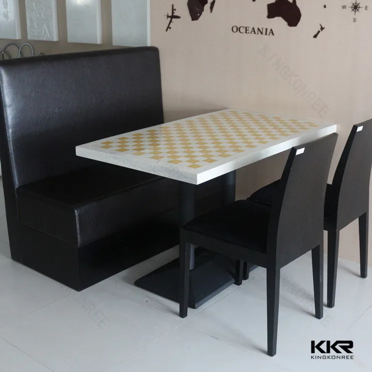 fast food table and chairs / high end restaurant furniture / restaurant tables