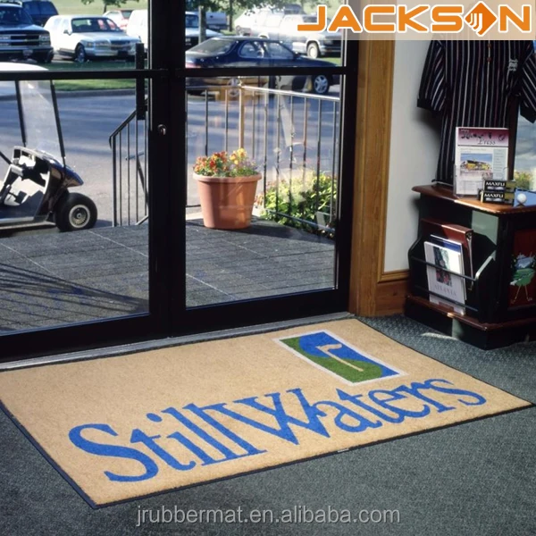 Custom Printed Welcome Carpet Logo Doormat Outdoor Floor Mat