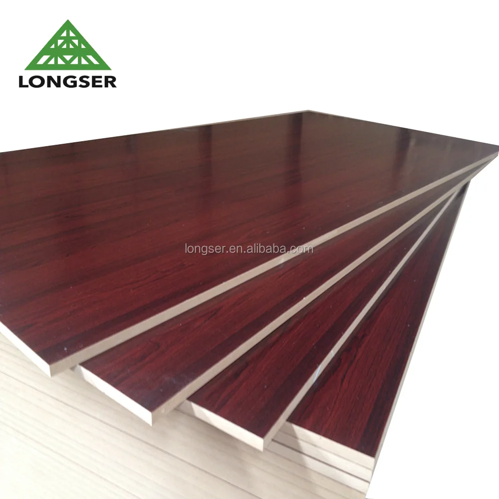 Cheap Decorative 12mm Colourful Melamine MDF Sheet