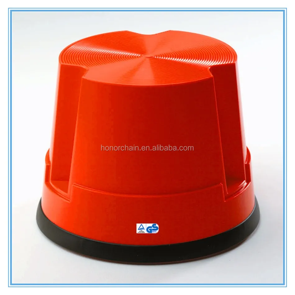 Professional Manufacturer Rolling Plastic Single Round Step Stool For Sale