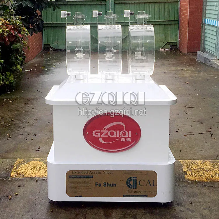 Многоцилиндровая лотерейная азартная машина с 3 карманами