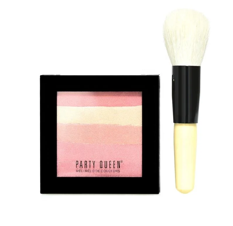 PARTYQUEEN Best Selling Baked Blush Shimmer Brick Compact Bronzer Highlight