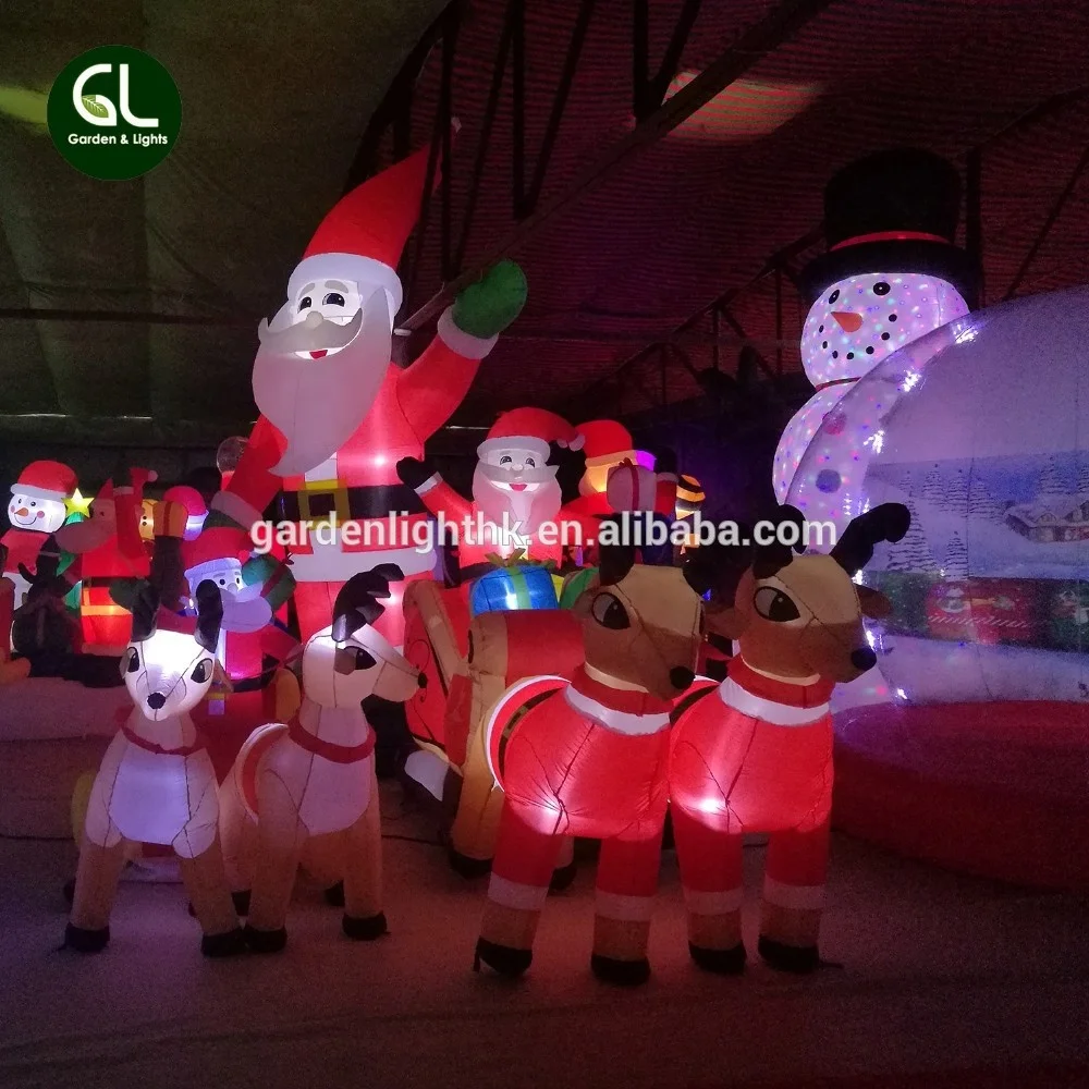 New Product 3ft Christmas inflatable homer santa inflatable, cheap outdoor christmas inflatables