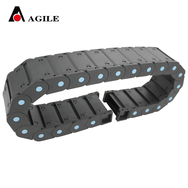 25*75 MTK series CNC reinforced nylon enclosed cable chain