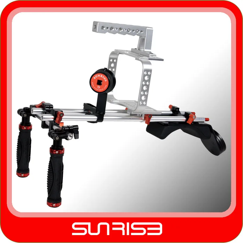 новое прибытие восход dslr плечо горе системы, установка dslr плечо с акцентом фокус