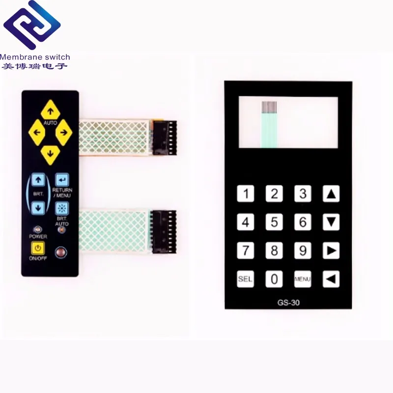 Calculator PET/PC tactile dome micro membrane keypad switch