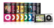 Slim 4th gen TFT LCD 64gb mp3 player Music playing earphone as gifts fm radio video player 9 Colors for choose Freeshipping