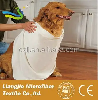 buy direct from china factory Microfiber cleaning cloth  pet drying towel/microfiber pet cleaning towel  with cheap  price